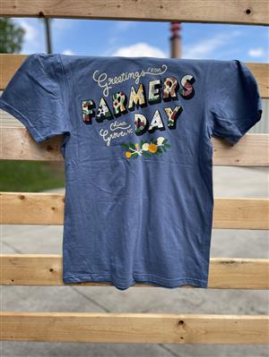 2023 Farmers Day T-Shirt - Blue
